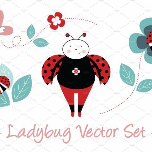 Ladybug Vector Set cover image.
