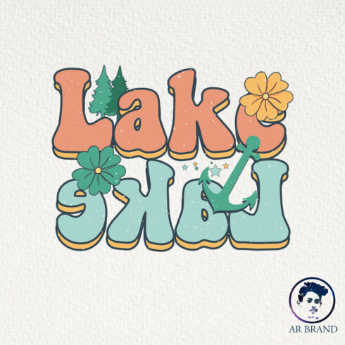 Lake Quote Sublimation Design cover image.