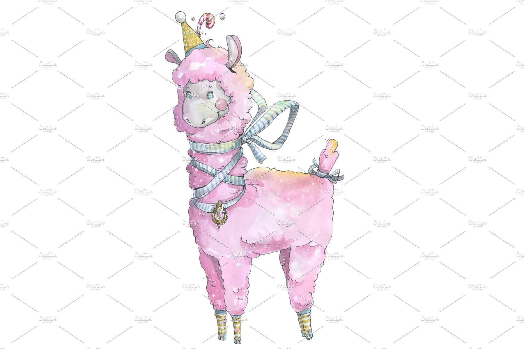 birthday llama cover image.