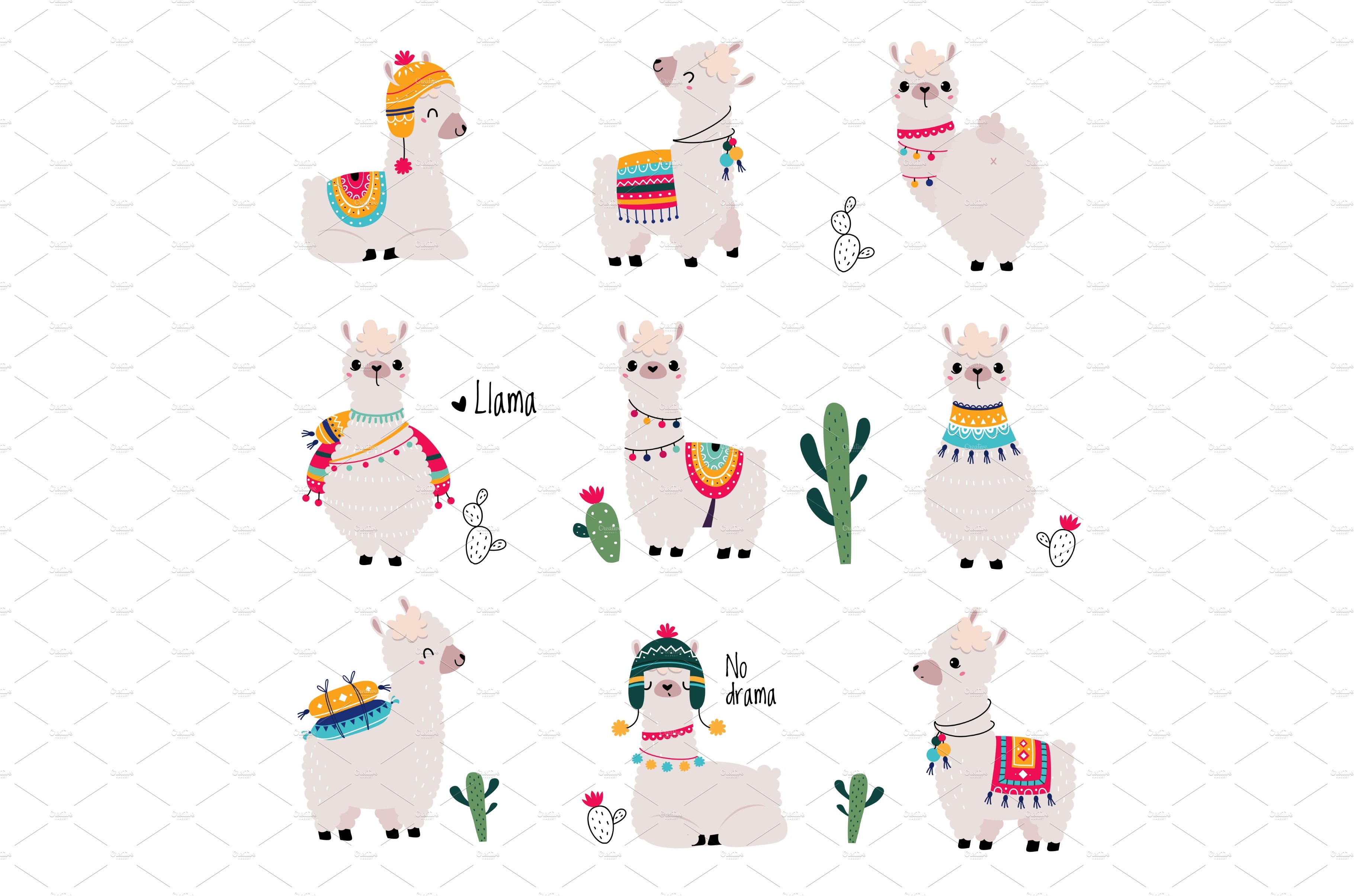 Cute Fluffy Llama or Alpaca Camelid cover image.