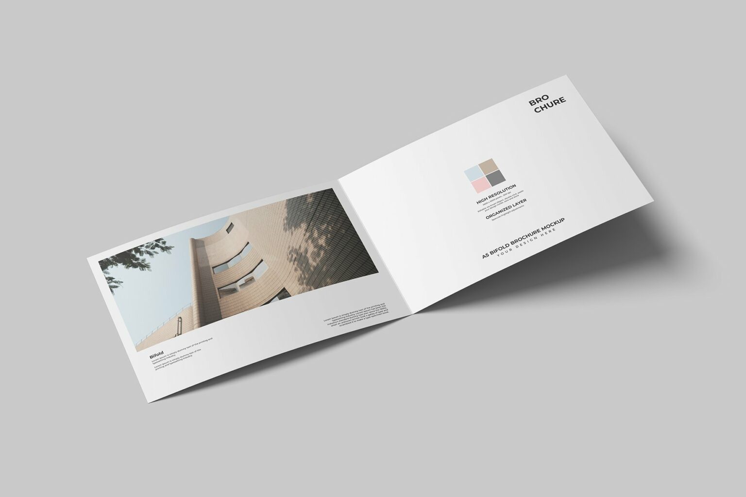A5 Bifold Brochure Mockup Kit – MasterBundles