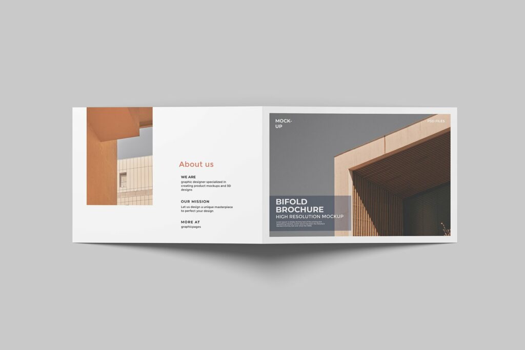 A5 Bifold Brochure Mockup Kit – MasterBundles