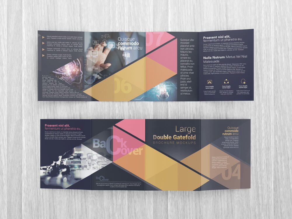 large double gate fold brochure 07 417