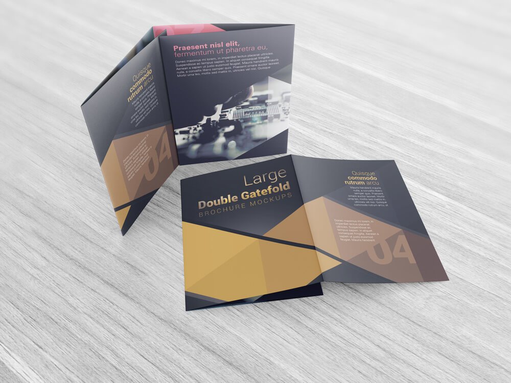 large double gate fold brochure 08 724