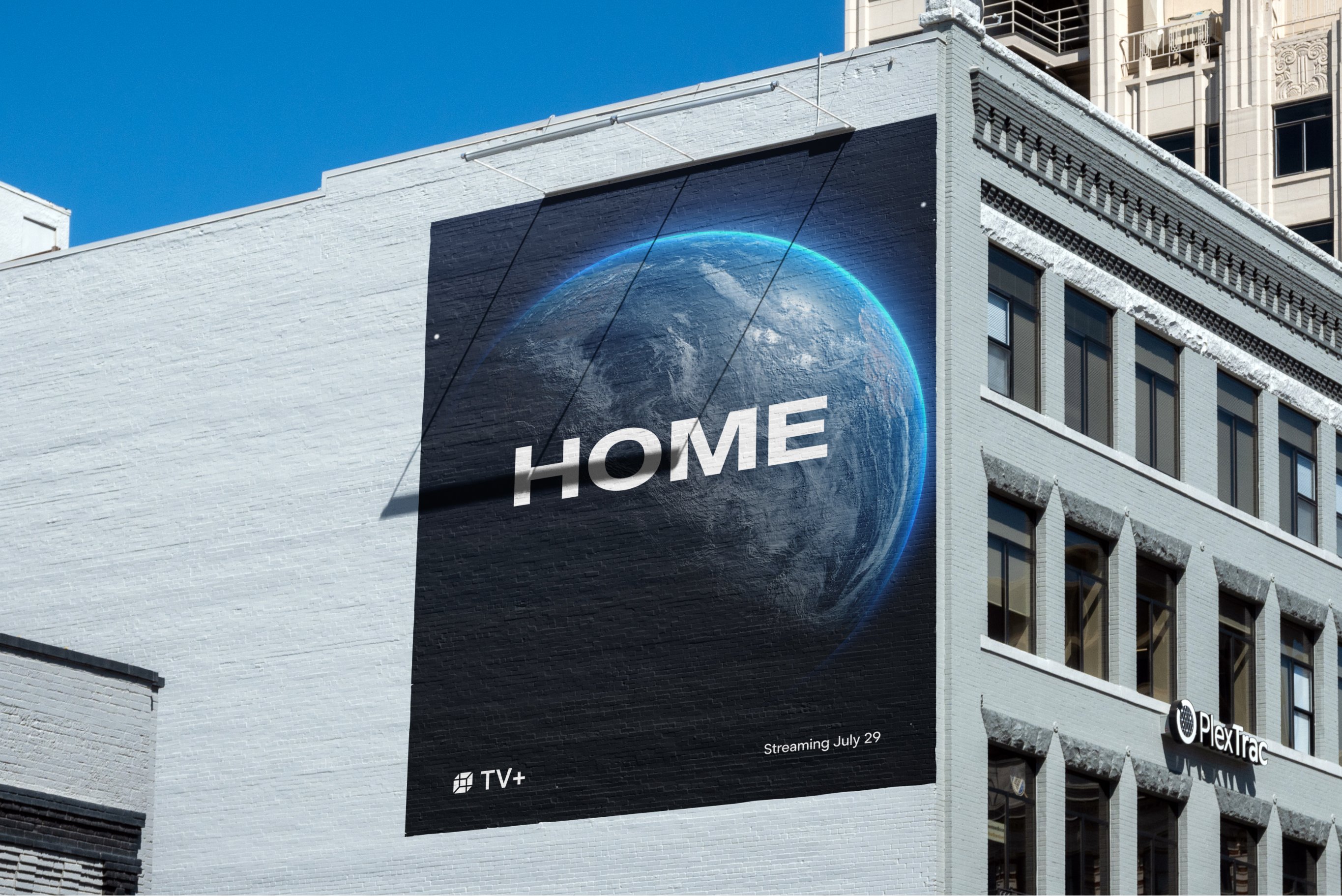 large mural city billboard urban mockup psd 771