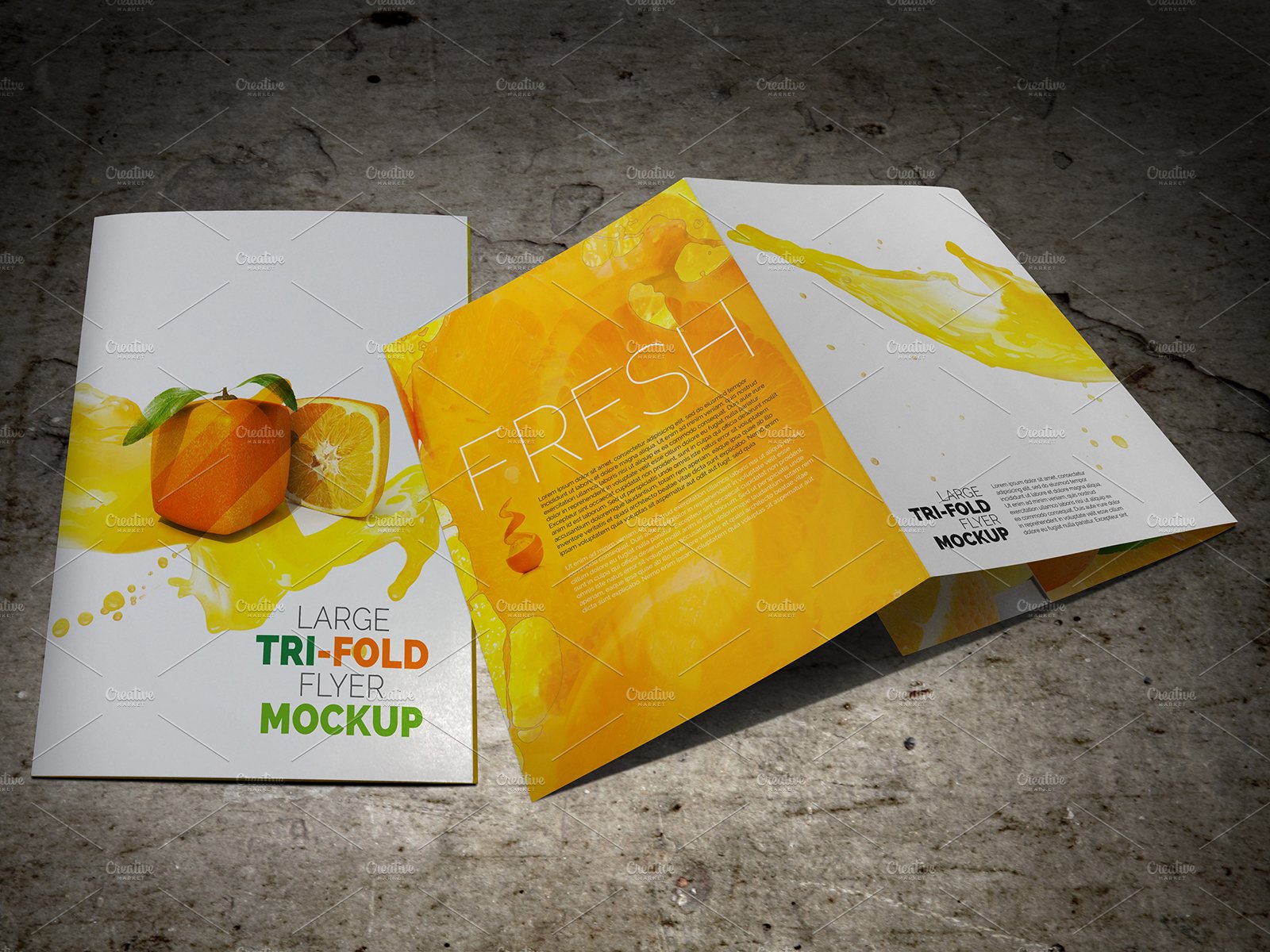 large trifold brochure mockup 10 62