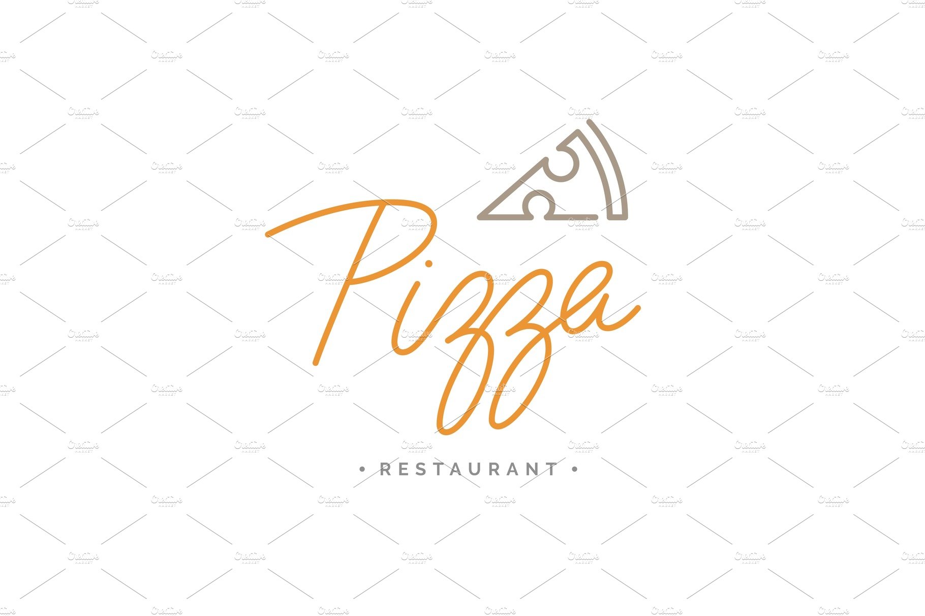 Pizza logo design cover image.
