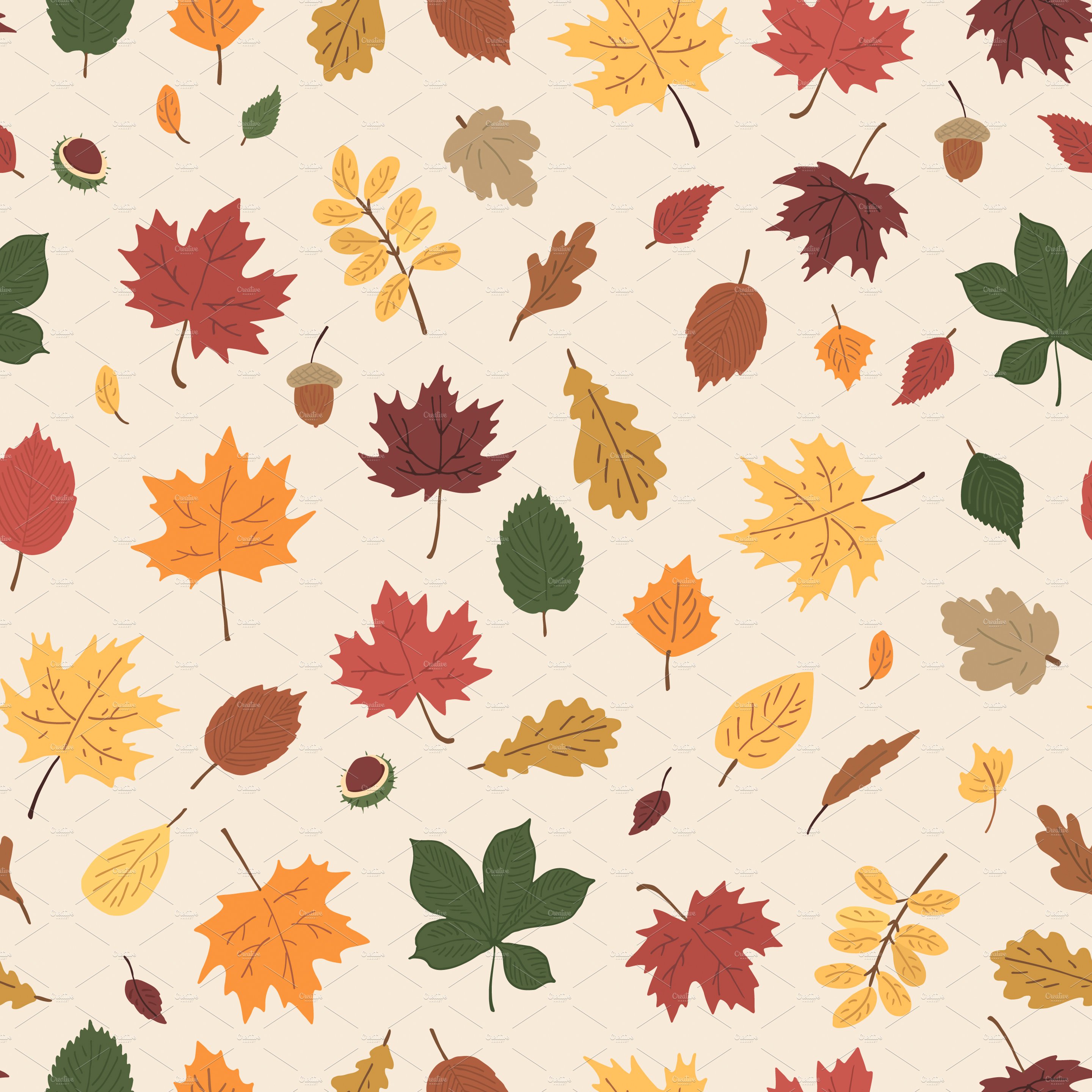 leaves seamless pattern 719