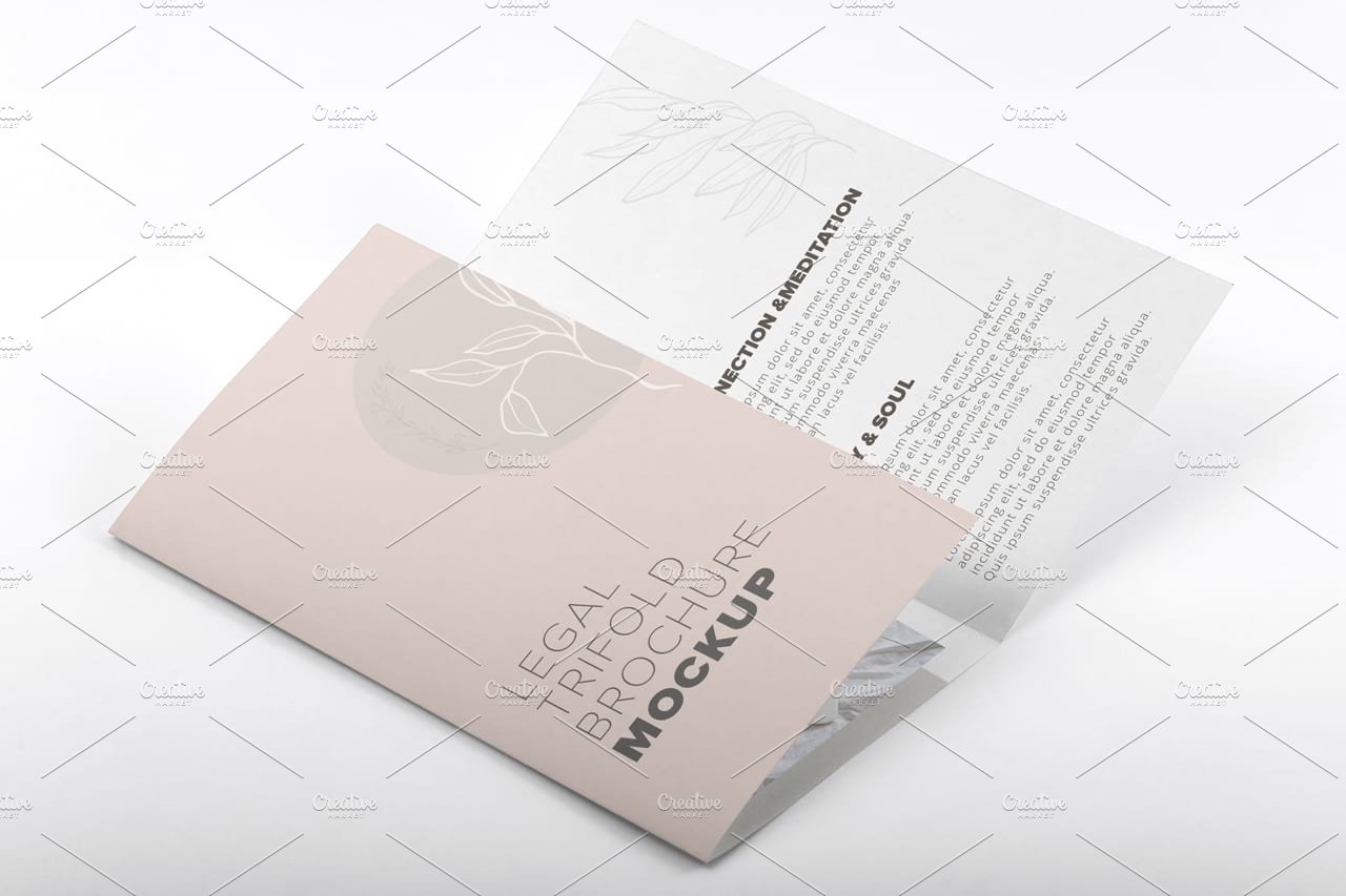 Legal Trifold Brochure Mockup 02 preview image.