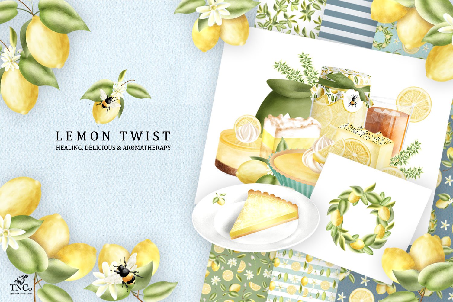 Lemon Twist - Graphics & Patterns cover image.
