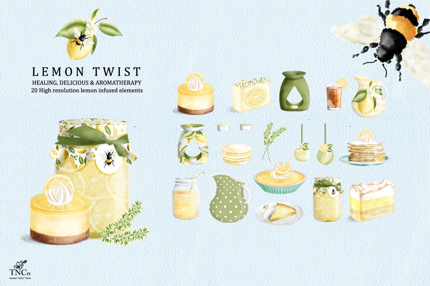 Lemon Twist - Graphics & Patterns preview image.