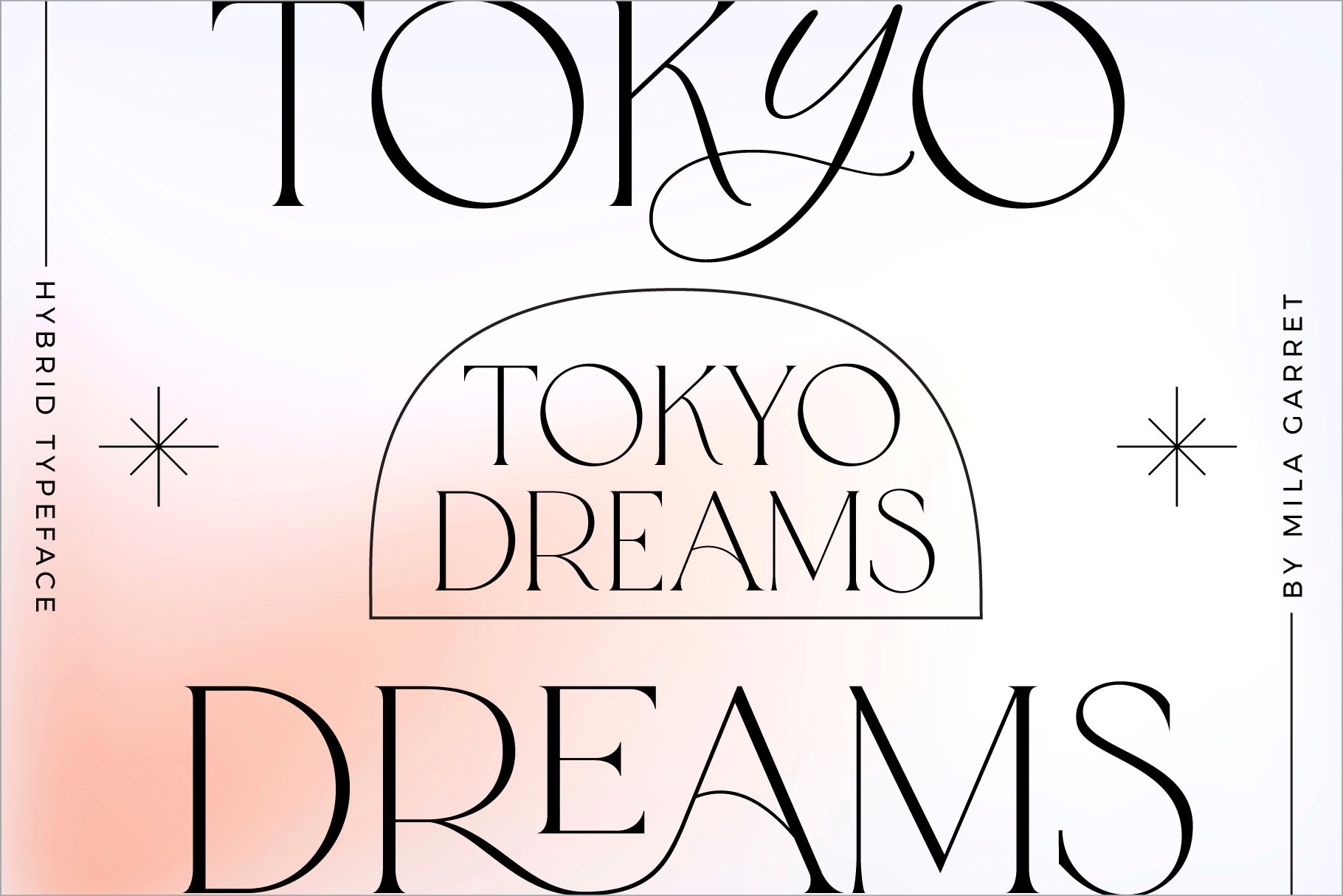 Tokyo Dreams Display Ligature Serif cover image.
