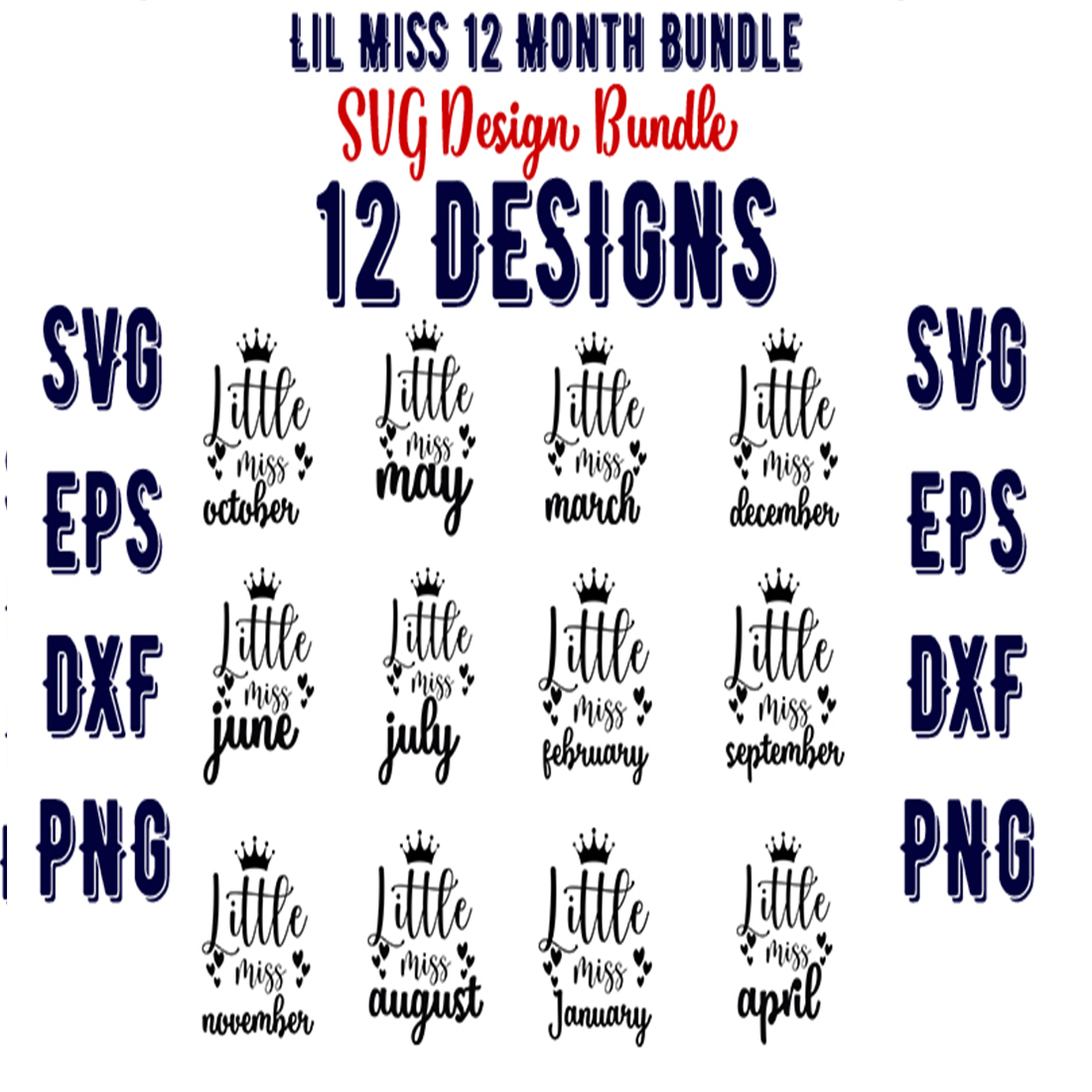 Lil Miss 12 Month Bundle cover image.