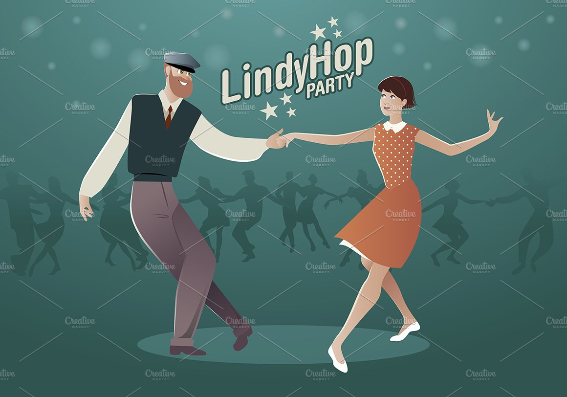 Lindy Hoppers Party! cover image.