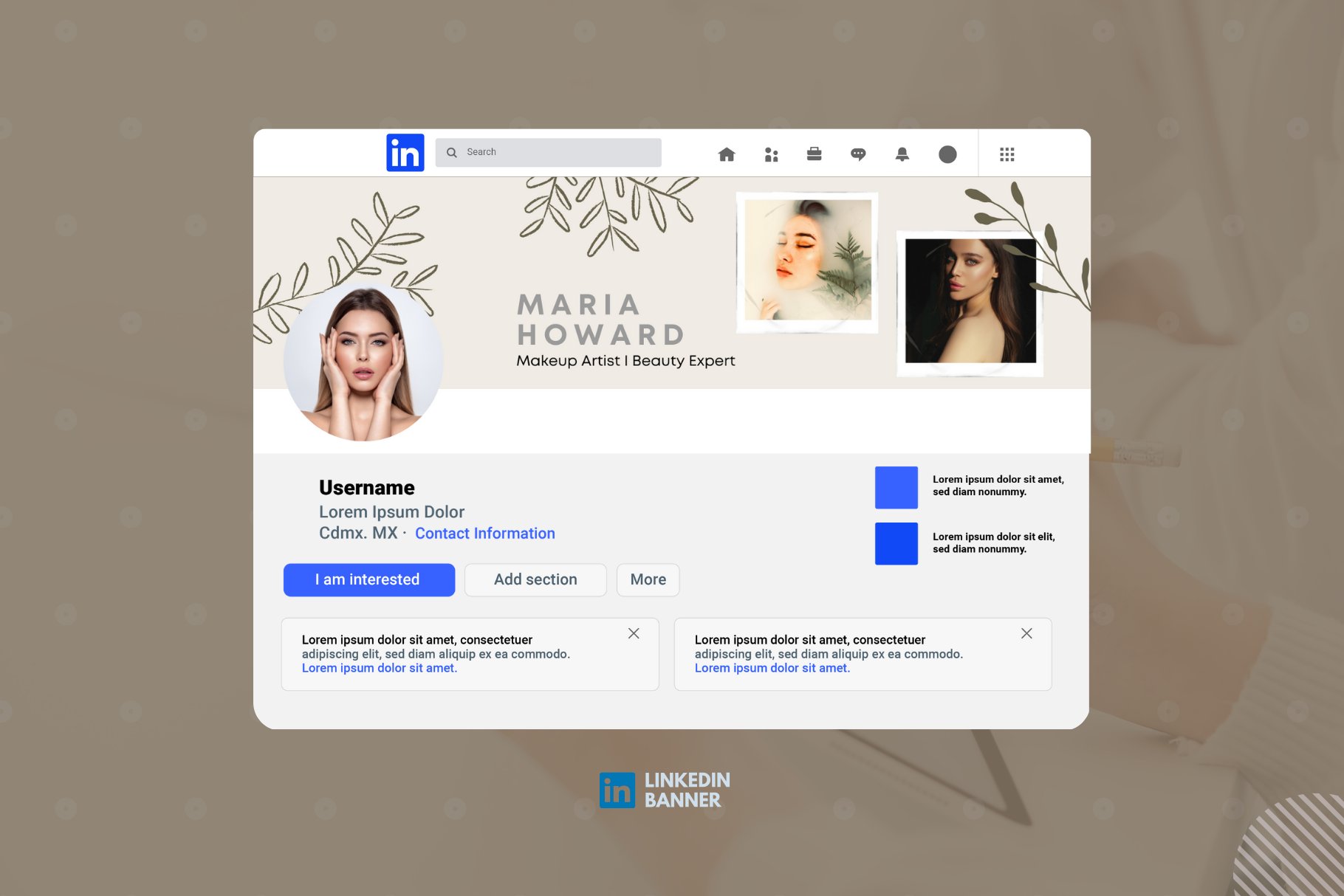 LinkedIn Banner | Canva Template cover image.