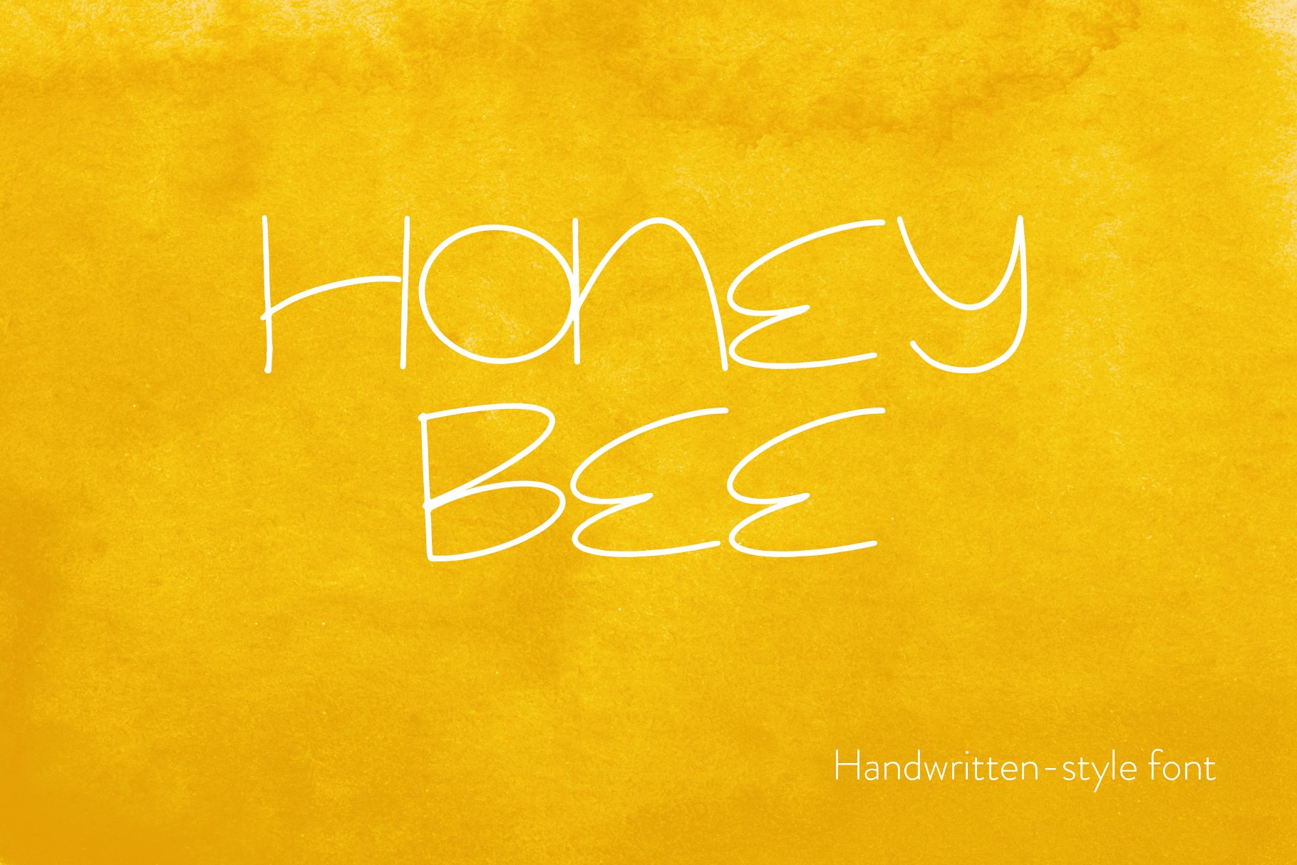 Honey Bee - Handwritten Style Font cover image.