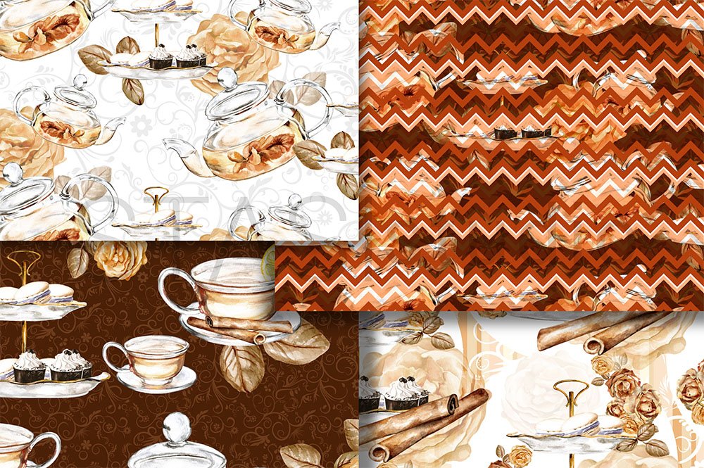 Tea Time Paper Pack preview image.