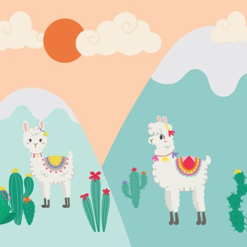 "cute llama" cover image.