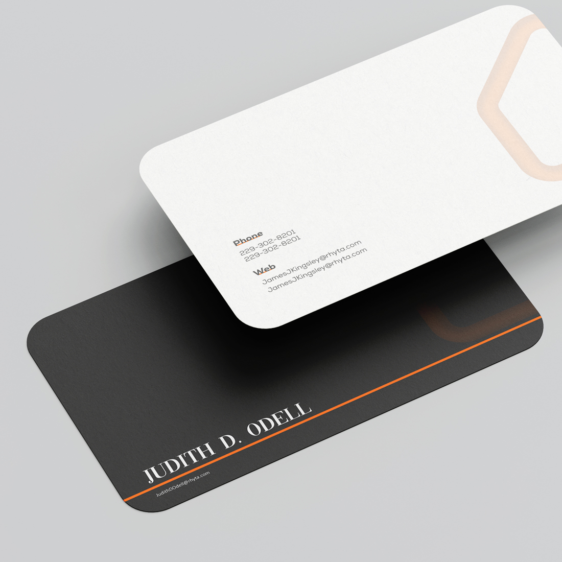 Simple beautiful Corporate business card - MasterBundles