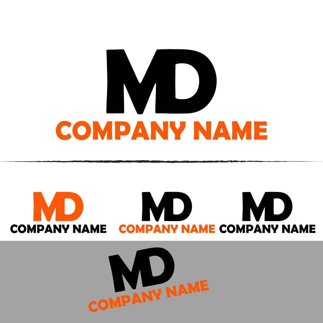 Customize Company Logo Vector Design preview image.