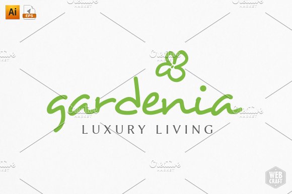 Gardenia Logo Template cover image.