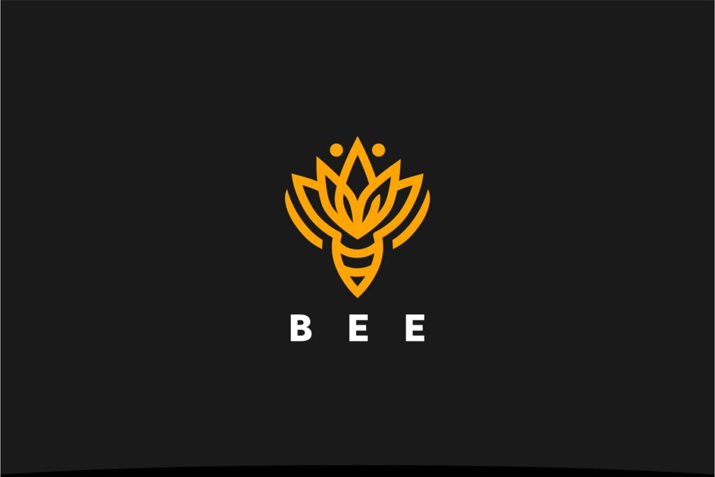 Lotus Bee Logo – MasterBundles