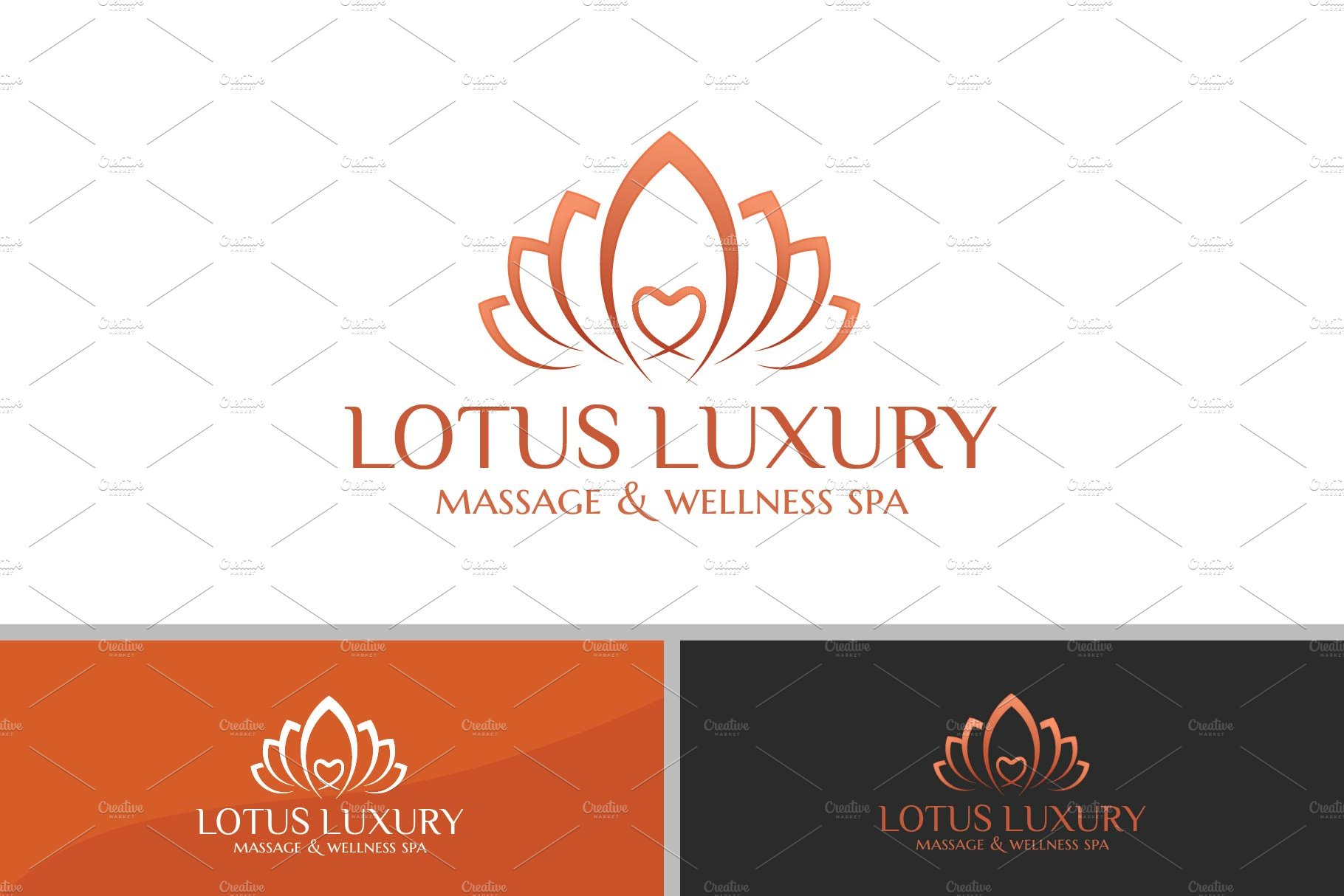 Lotus Luxury | Spa and Wellness Logo preview image.