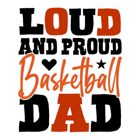 Loud and Proud Basketball Dad cover image.