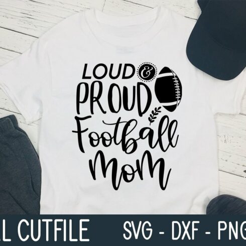 Loud And Proud Football Mom cover image.