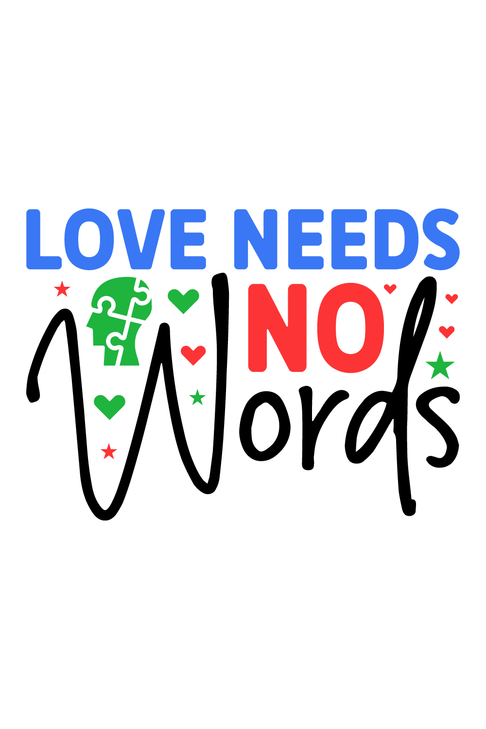 love needs no words pinterest preview image.