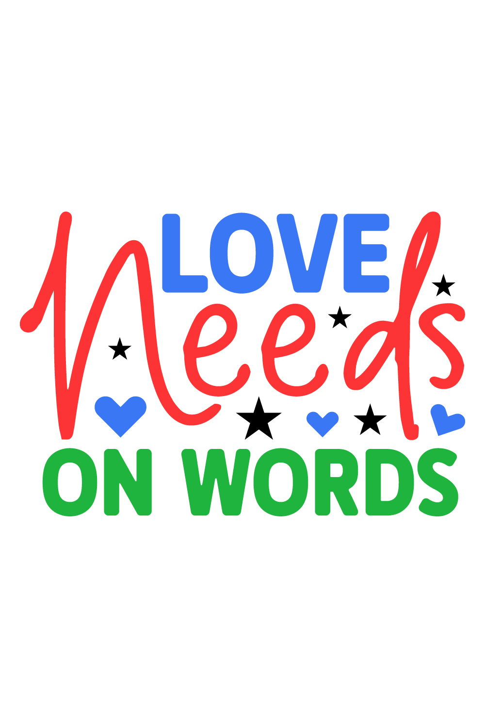 love needs on words pinterest preview image.