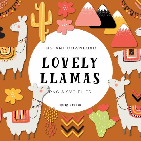 Lovely Llamas cover image.