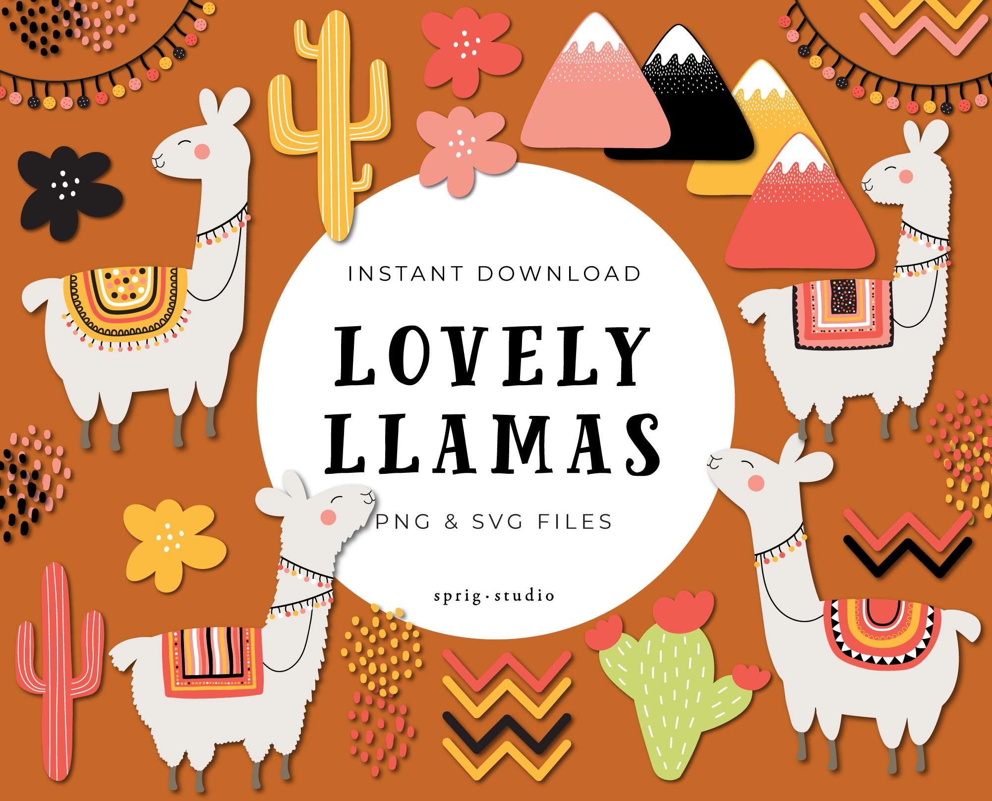 Lovely Llamas cover image.