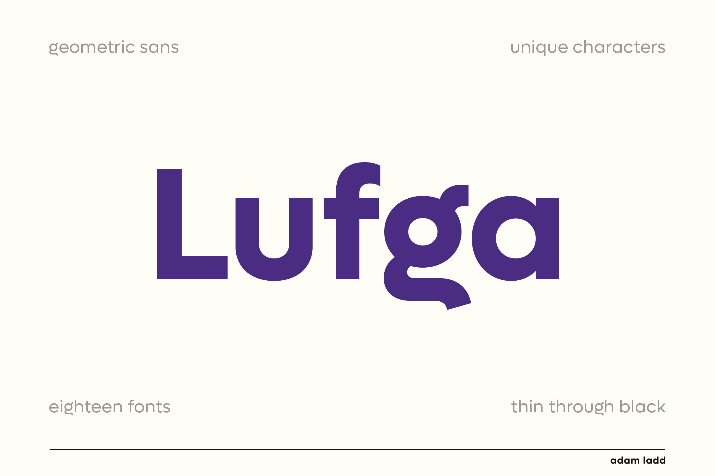 Lufga Font Family cover image.
