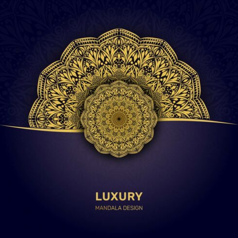 Luxury Mandala design cover image.