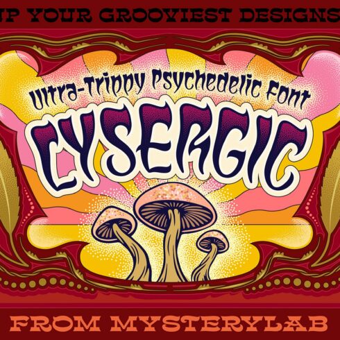Lysergic Font cover image.