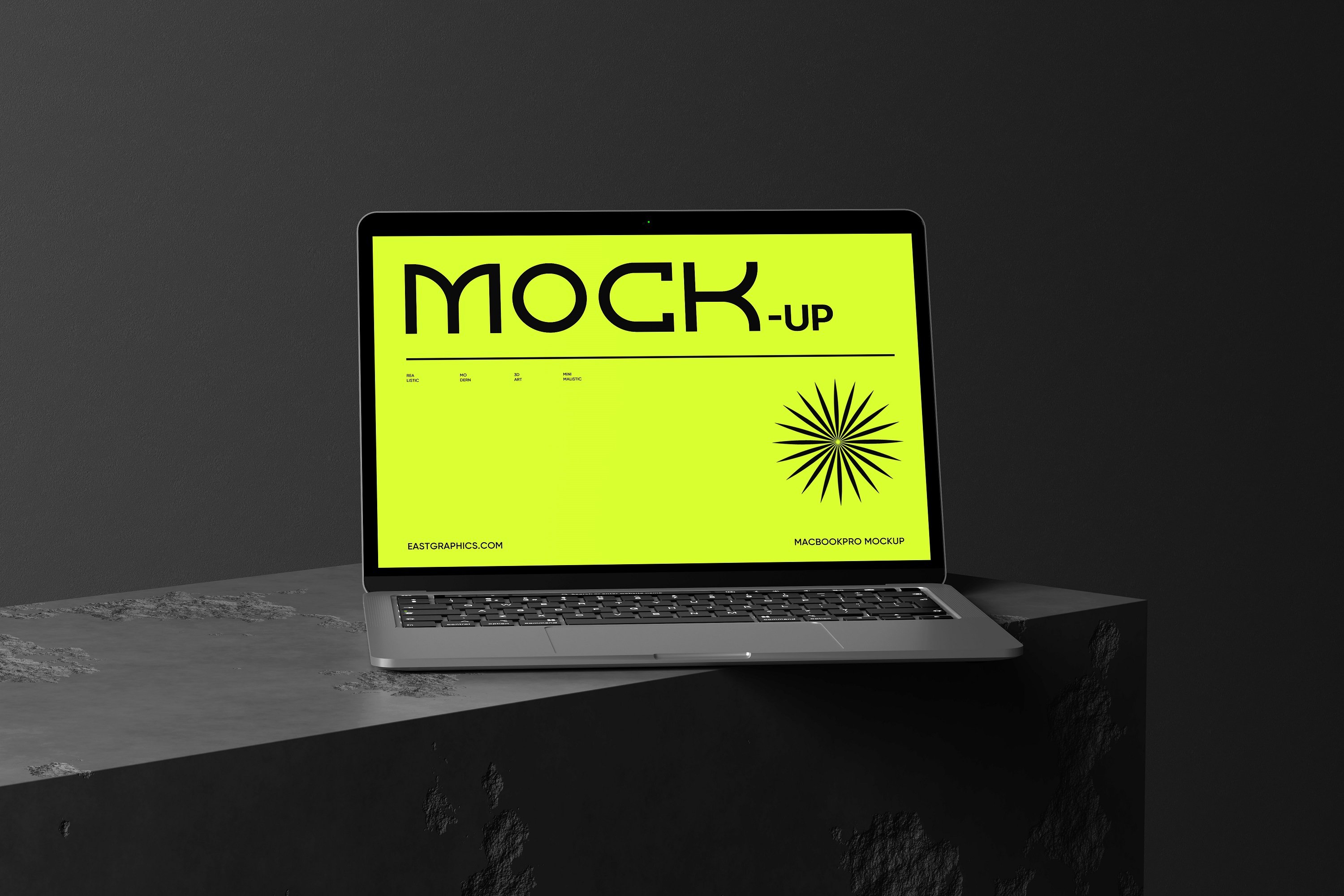 Macbook Pro Mockup cover image.