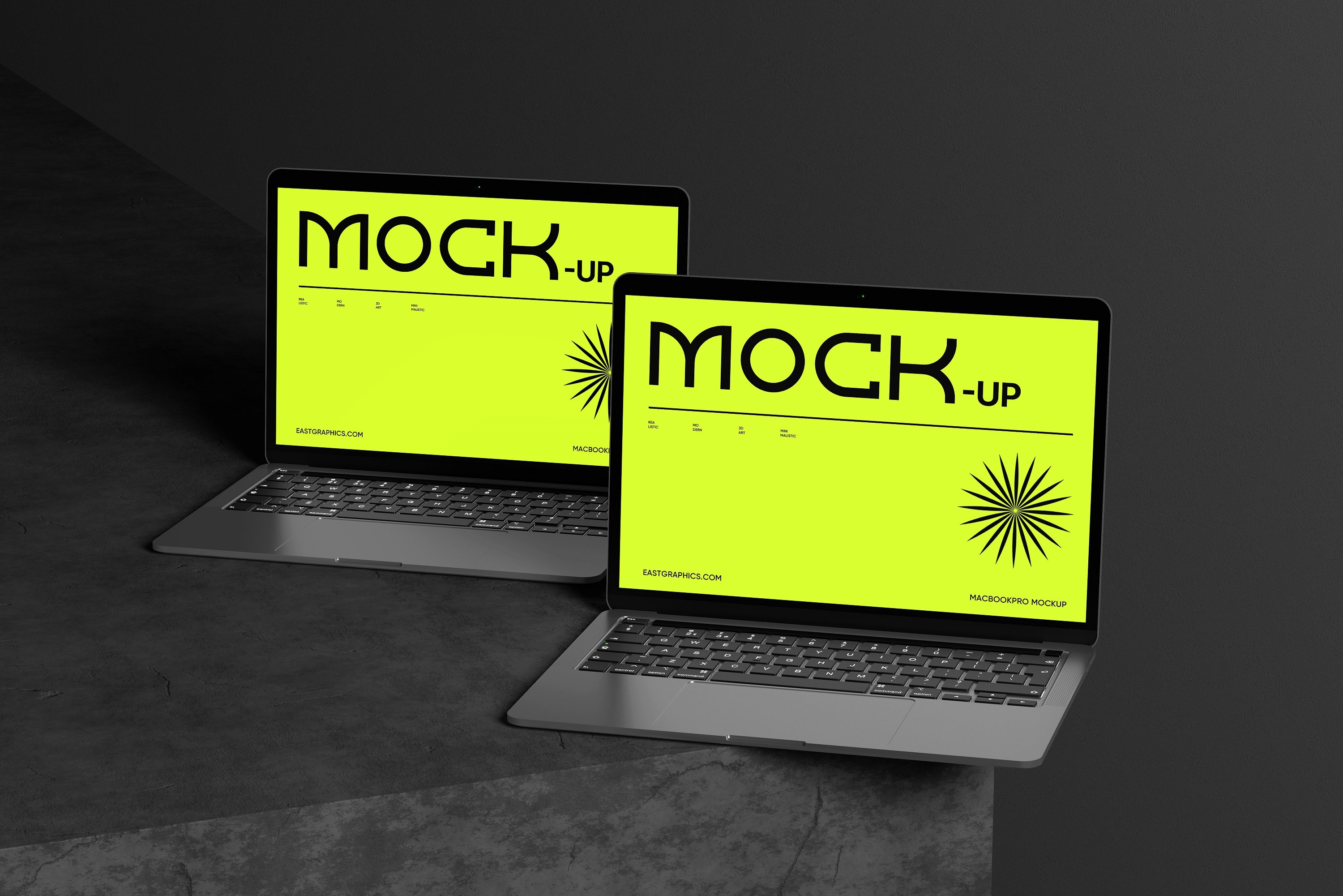 Macbook Pro Mockup preview image.