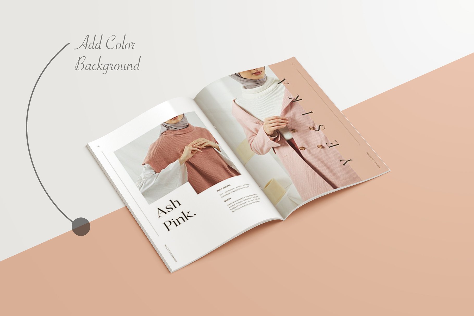 A4 / A5 Magazine / Brochure Mockup preview image.