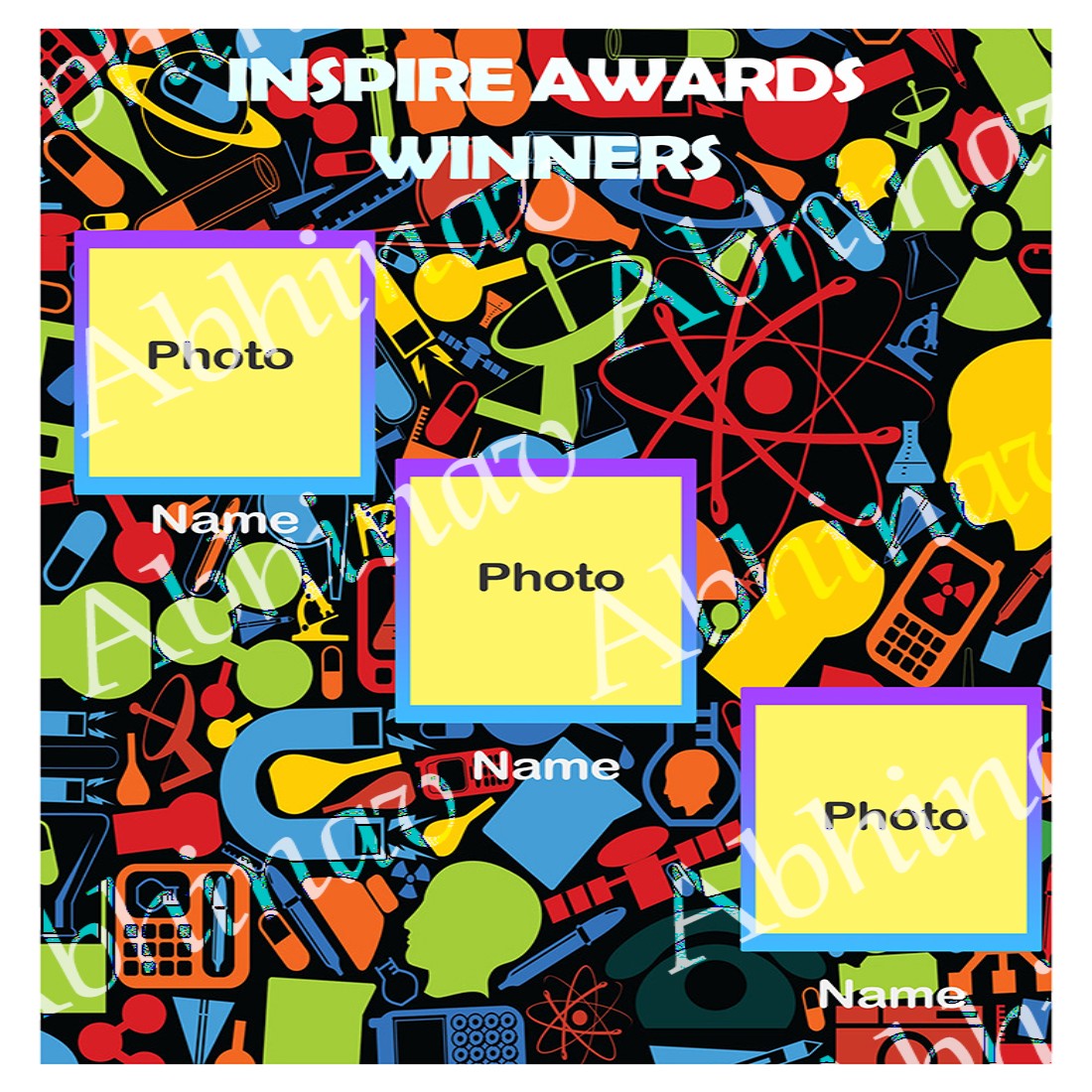 Awards Winners Template for Magazine preview image.