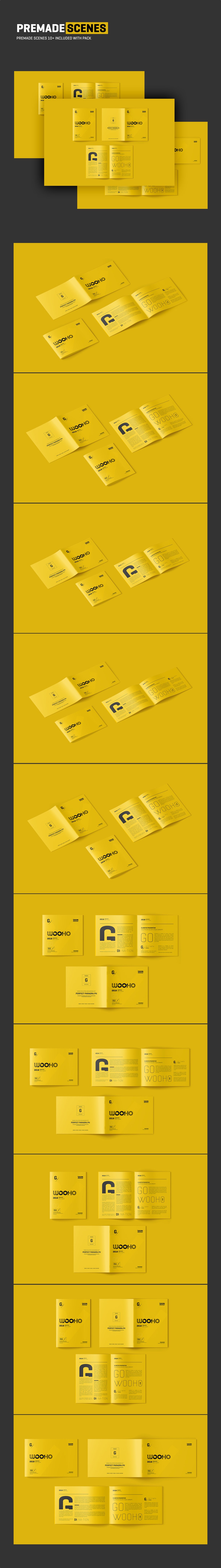 magazine brochure mockup pack presentation 04 448