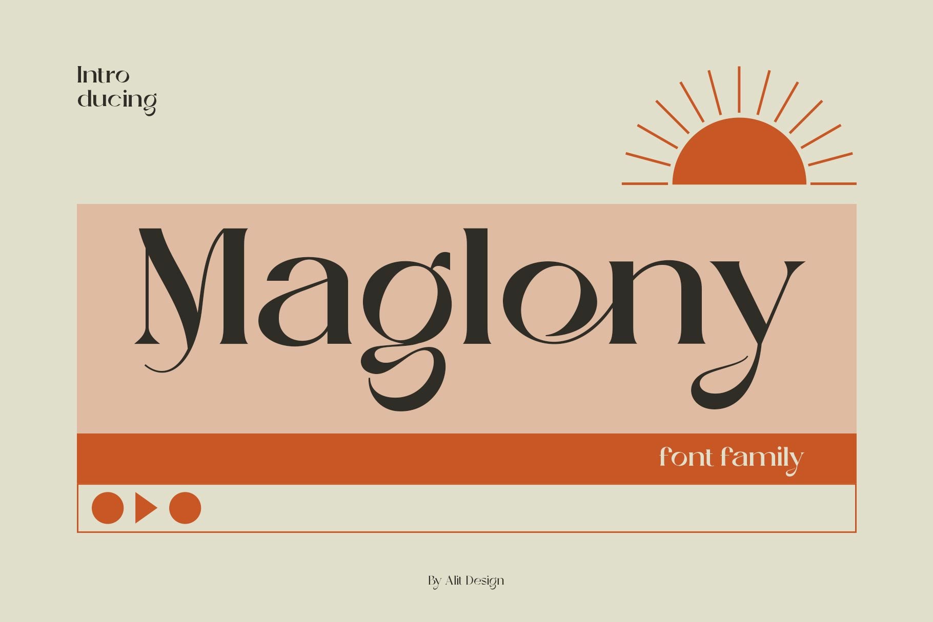 Maglony Typeface cover image.