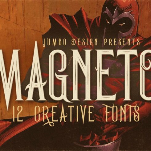 Magneto - Vintage Style Font cover image.