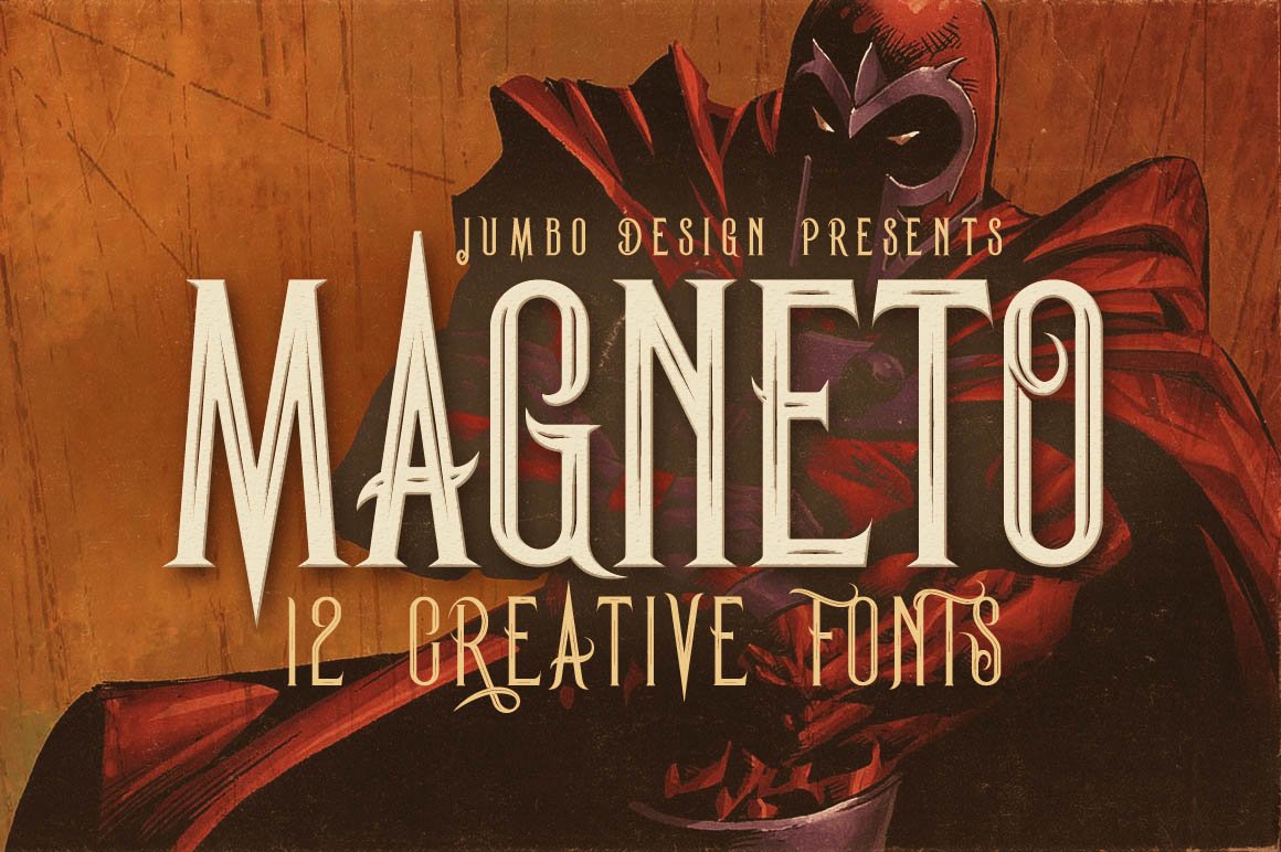 Magneto - Vintage Style Font cover image.
