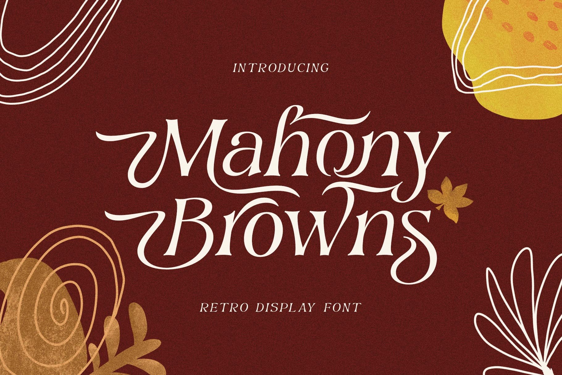 Mahony Browns Typeface cover image.
