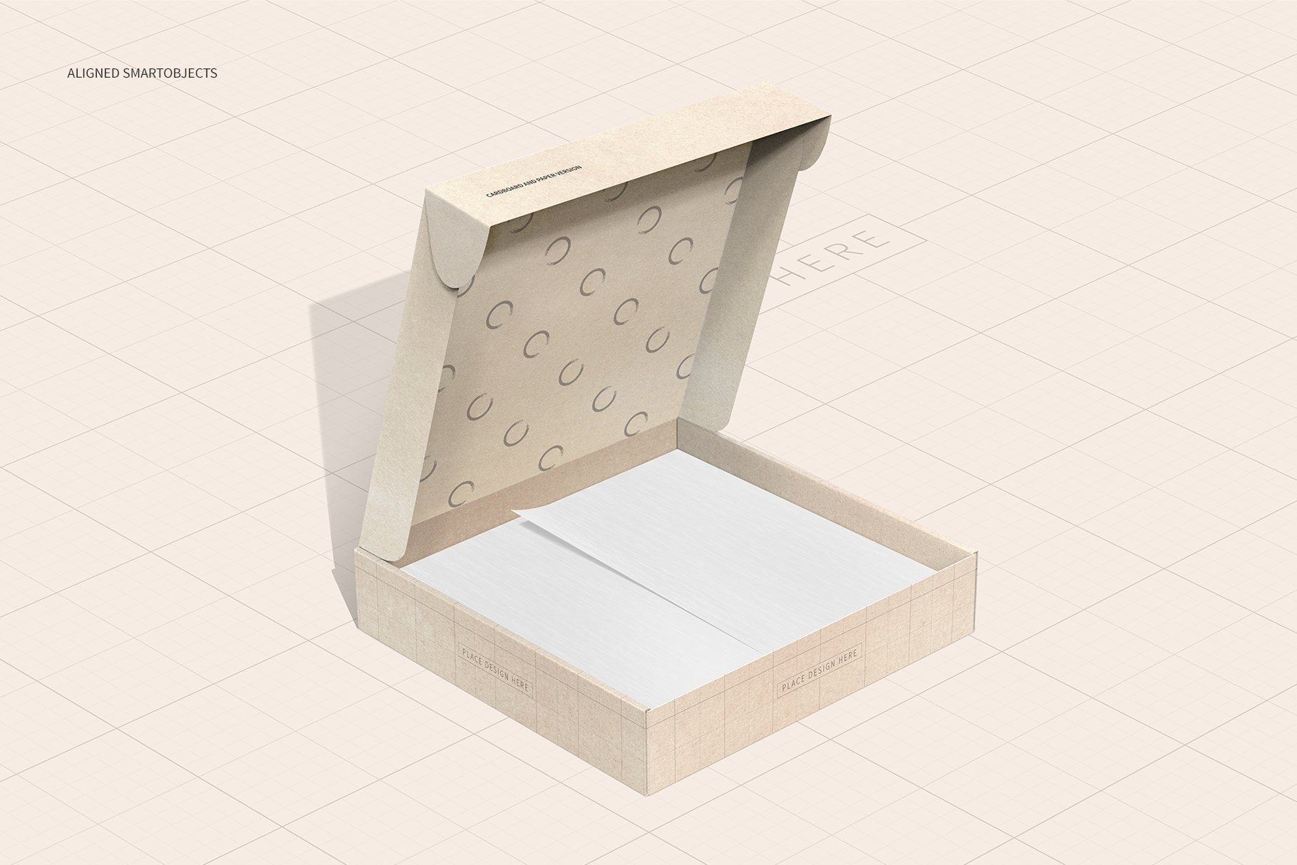Mailing Box Packaging Mockups preview image.