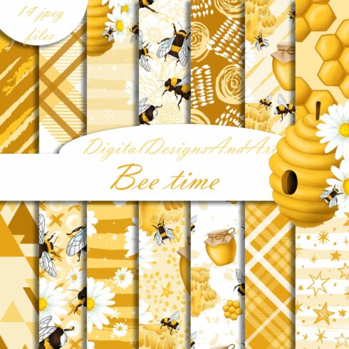 Bee digital paper cover image.