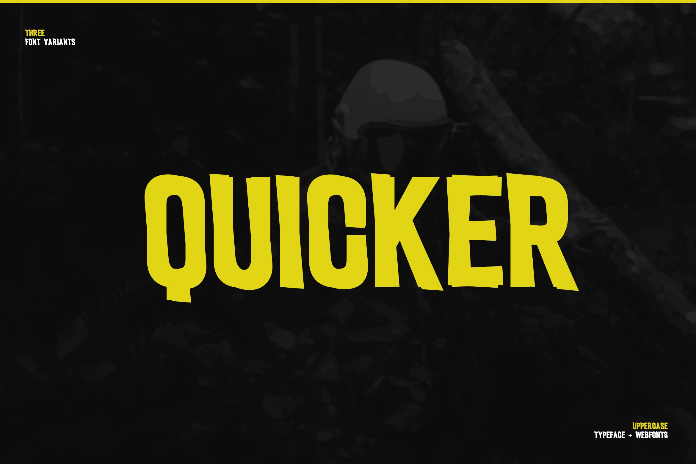 Quicker Modern Business Font cover image.