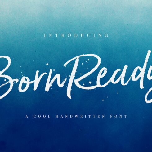 Born Ready Marker Font cover image.