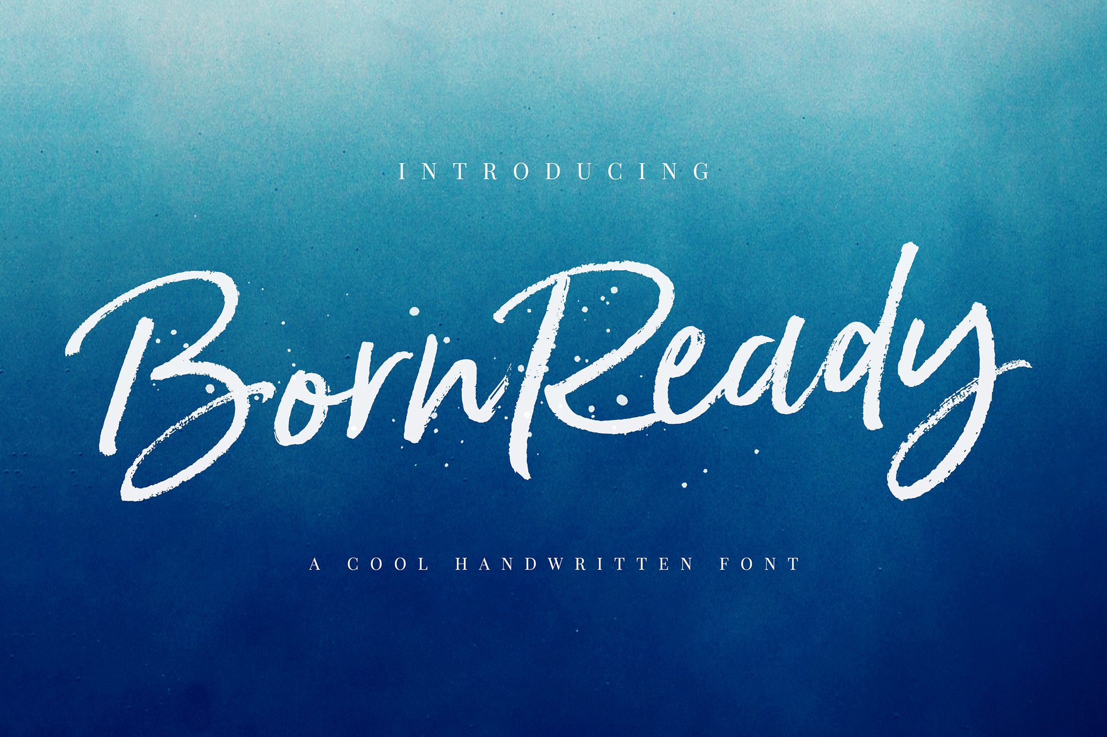 Born Ready Marker Font cover image.
